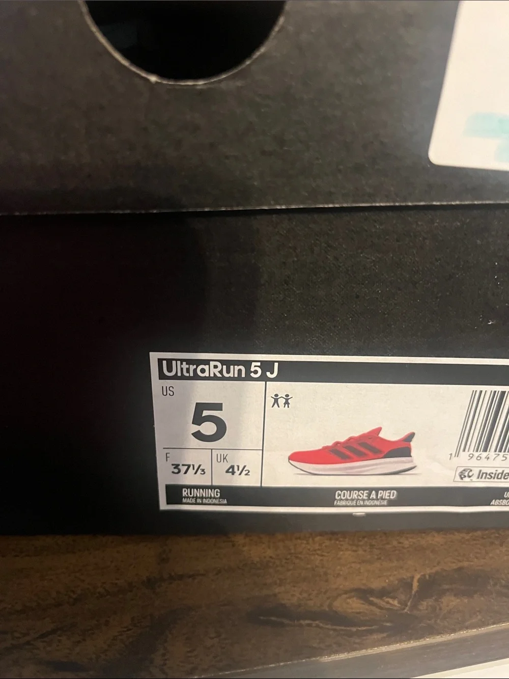 adidas Red and Black Ultrarun 5